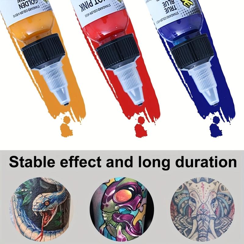 14 Colors Tattoo Ink Set Professional Long Lasting Tattoo Pigment