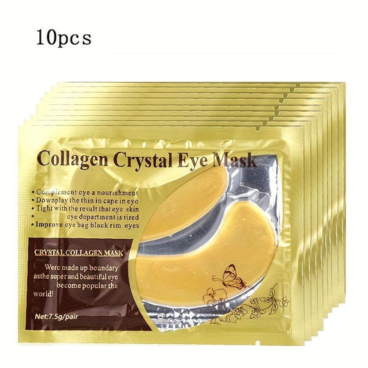 Golden Under Eye Crystal Mask for Puffy Eyes & Dark Circles Care