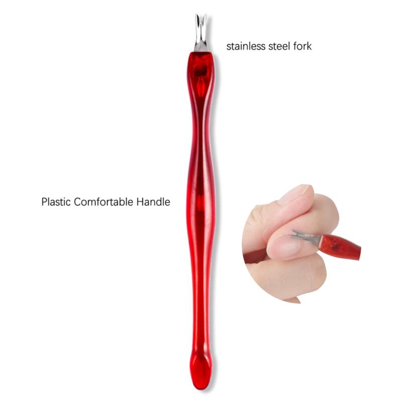 5pcs Precision Cuticle Fork for Manicure & Pedicure