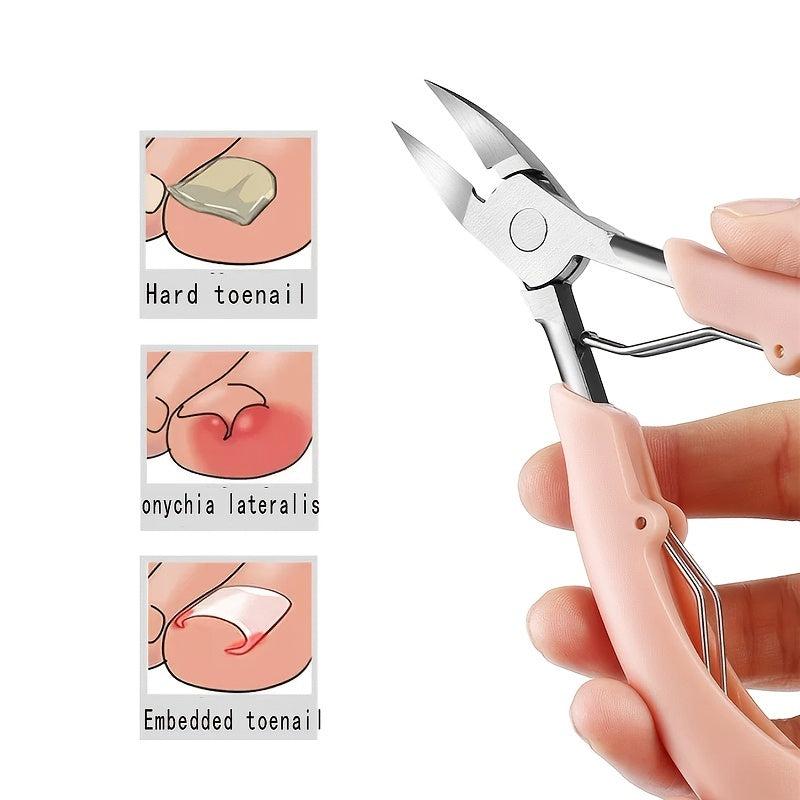 Cuticle Scissors Nail Clippers Eagle Nose Plier Nail Correction Set