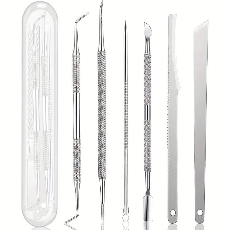 Ingrown Toenail Pedicure Tool Kit 6 Pcs Stainless Steel Nail Care for Seniors