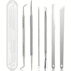 Ingrown Toenail Pedicure Tool Kit 6 Pcs Stainless Steel Nail Care for Seniors