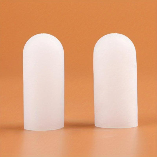 Toe Nail Protectors Silicone Caps Blister Callus Cuttable Armor Sleeves