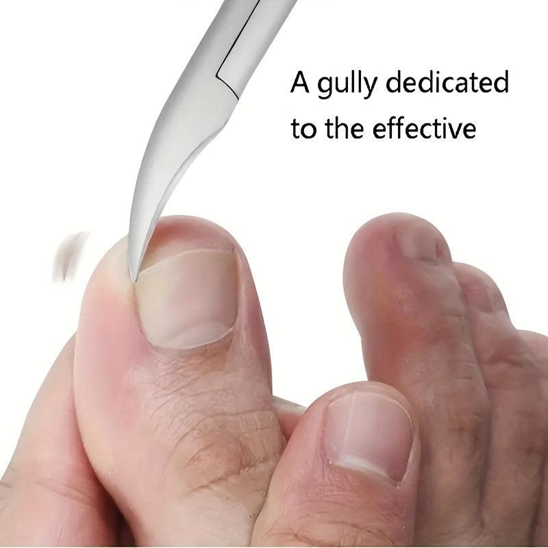 Professional Foot Nail Clippers - Sharp Curved Blades for Thick & Ingrown Nails