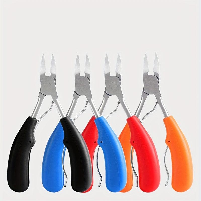 Professional Foot Nail Clippers - Sharp Curved Blades for Thick & Ingrown Nails