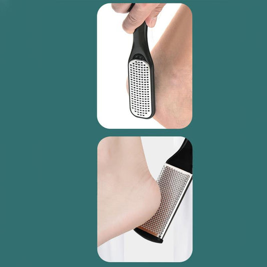 2 Pcs Stainless Steel Pedicure Kit Dead Skin Remover Foot Spa Set