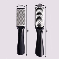 2 Pcs Stainless Steel Pedicure Kit Dead Skin Remover Foot Spa Set