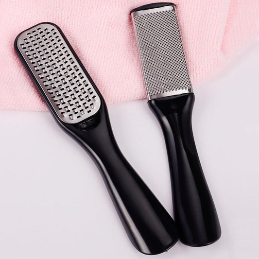 2 Pcs Stainless Steel Pedicure Kit Dead Skin Remover Foot Spa Set