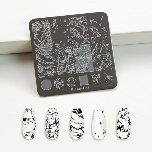 Nail Stamping Plates Leopard Snake Abstract Image Stamp Template