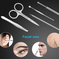 Manicure Pedicure Kit 18 Pieces Stainless Steel Professional Grooming Nail Care