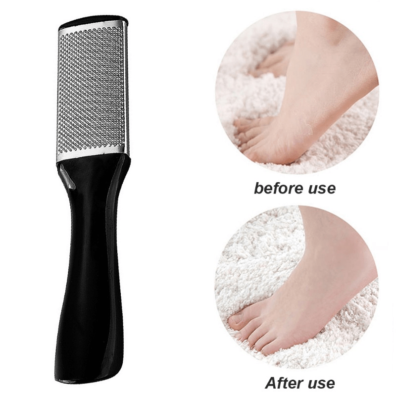Stainless Steel Foot File Callus Remover with Plastic Handle