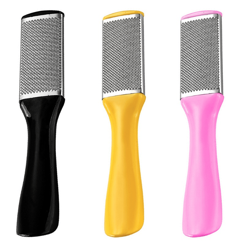 Stainless Steel Foot File Callus Remover with Plastic Handle