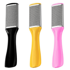 Stainless Steel Foot File Callus Remover with Plastic Handle