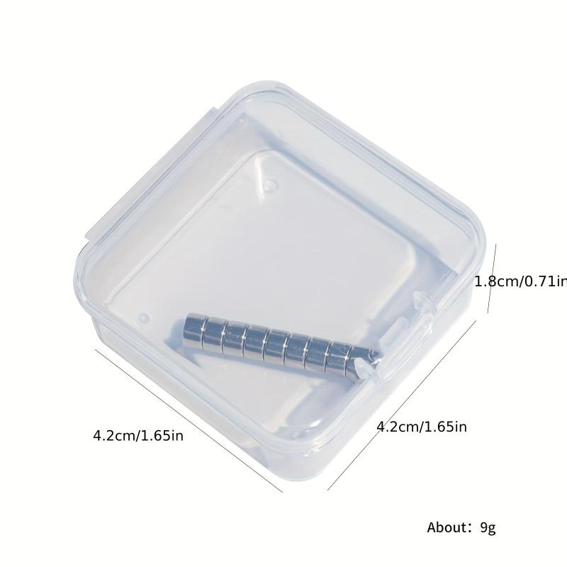 10 Pcs Cat Eye Glue Magnet Nail Art Cylinder Magnet
