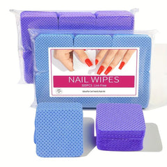 300pcs Lint Nail Wipes Gel Polish Remover Pads Eyelash Glue Cleaning
