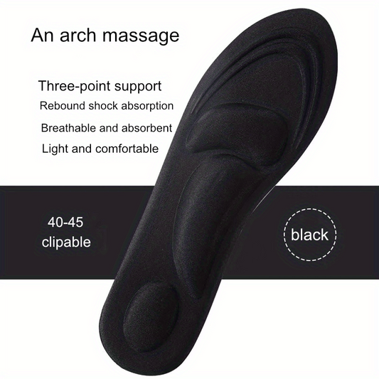 4D Sponge Massage Insoles for Sports Activities