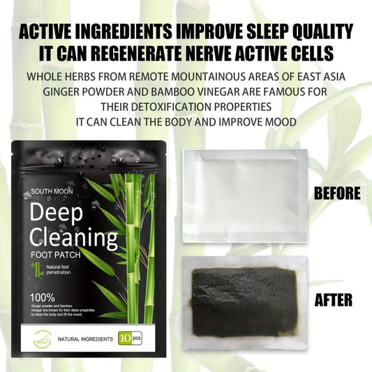 Bamboo Foot Care Patch Natural Cleansing Foot Pads