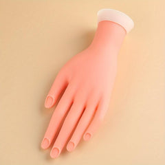 Flexible Silicone Practice Hand for Nail Training