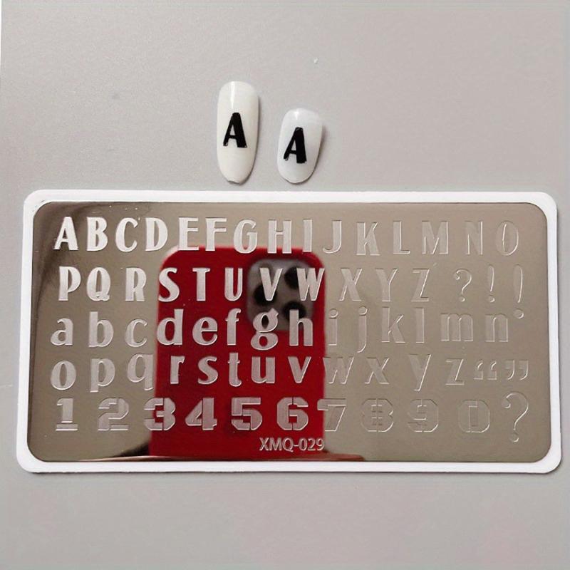 Heart Curve French Stamping Image Plate Manicure DIY Stamp Plate