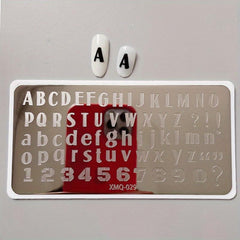 Heart Curve French Stamping Image Plate Manicure DIY Stamp Plate