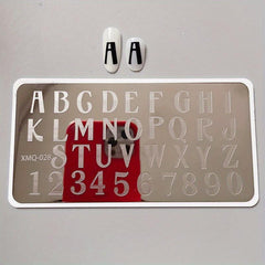 Heart Curve French Stamping Image Plate Manicure DIY Stamp Plate