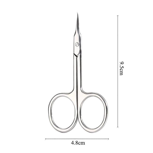Stainless Steel Curved Tip Cuticle Scissors