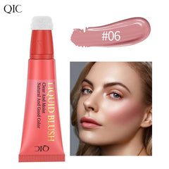 Sponge Head Lip & Cheek Dual Blush Silky Makeup Liquid Blush