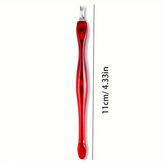 3pcs Nail Tools Cuticle Fork Stainless Steel Exfoliating Shovel
