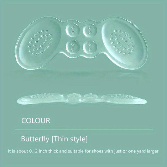 2pcs Gel Heel Cushion Inserts Self Adhesive Heel Protectors