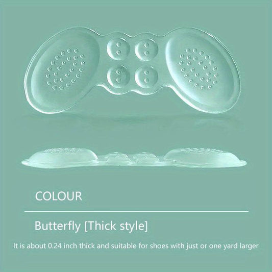 2pcs Gel Heel Cushion Inserts Self Adhesive Heel Protectors