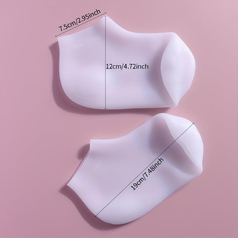 Moisturizing Silicone Gel Socks for Dry Cracked Heels Foot Care Tool