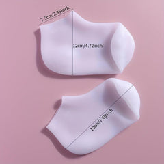 Moisturizing Silicone Gel Socks for Dry Cracked Heels Foot Care Tool