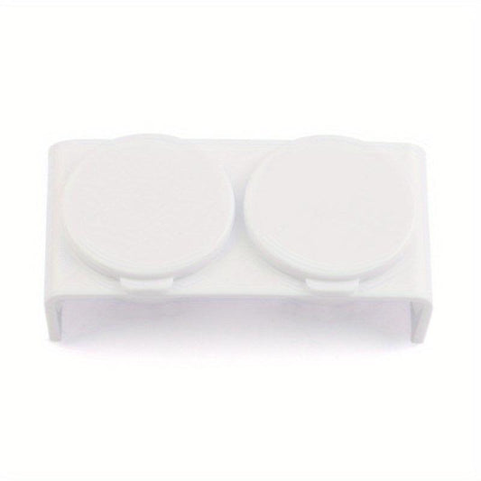 Double Cup Nail Art Soaking Dish with Lids for Mixing Acrylic Powder and Liquid