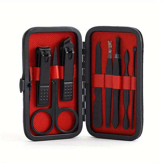 8 pcs Stainless Steel Nail Cutter and Scissors Set with Eagle Hook