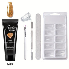 6 Nail Art Extension Glue Set with Tools for Acrylic Nails