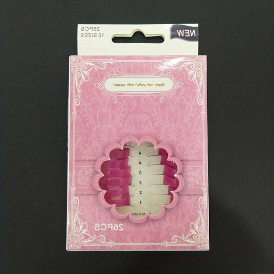 26 Pcs Nail Polish Edge Anti Flooding Plastic Template Clip