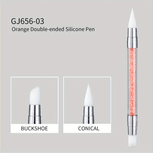 Silicone Pen Hollowed Out Gradient Rendering Engraving Pen