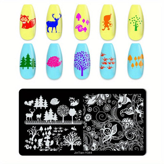 Stainless Steel Nail Stamping Plates for Unique Nail Art Designs