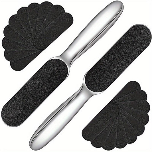 Stainless Steel Pedicure Foot File Callus Remover Scrubber