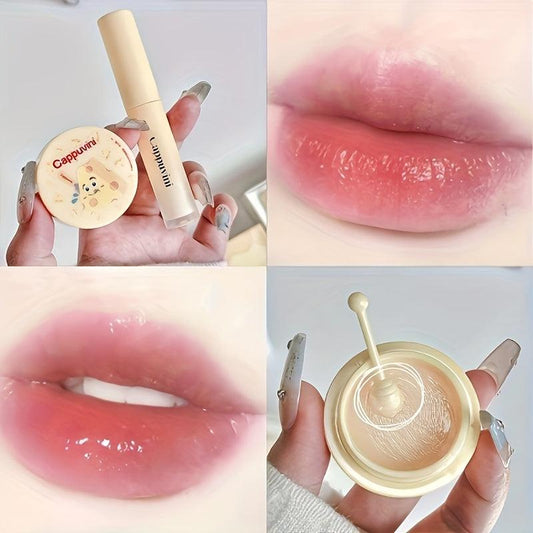 3PCs Cheese Lip Care Set - Moisturizing & Fading Lip Lines