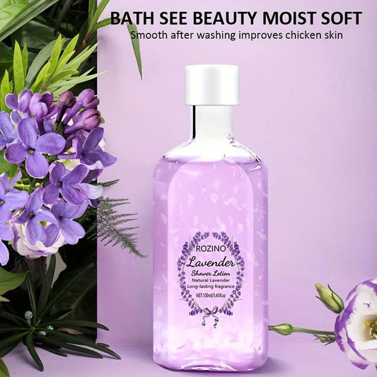 Natural Lavender Shower Gel 100ml - Moisturizing and Cleansing Formula
