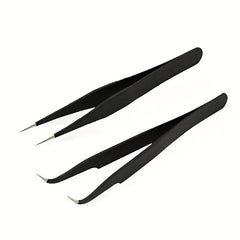 Stainless Steel Tweezers Set for Eyelash Extensions
