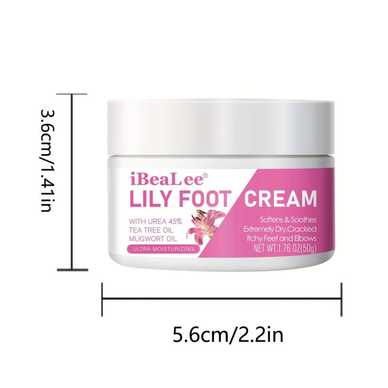 Urea Foot Cream with Mugwort & Tea Tree - Softens & Soothes Dry, Cracked Feet