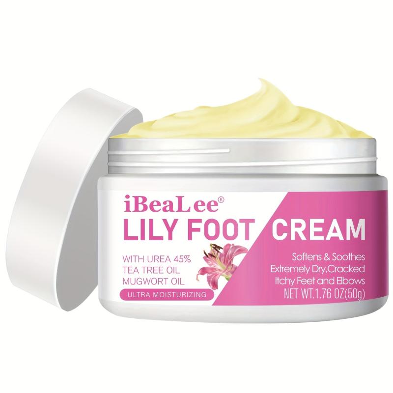 Urea Foot Cream with Mugwort & Tea Tree - Softens & Soothes Dry, Cracked Feet