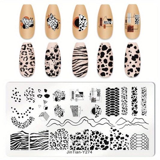 Stainless Steel Nail Stamping Plates Image Stamp Template Nail Art Decoration
