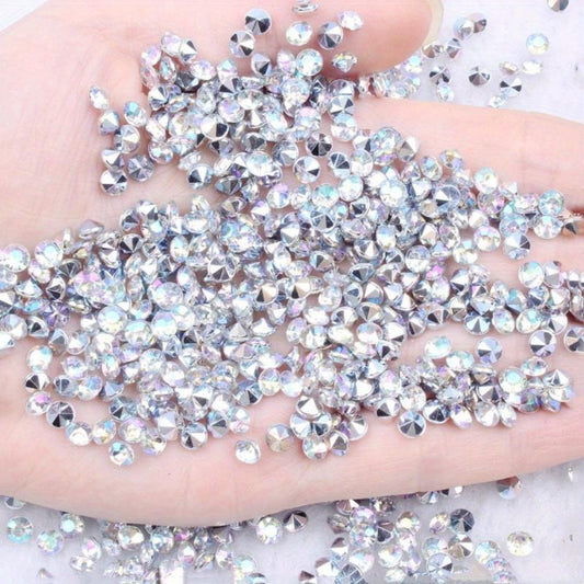 Colorful Glass Crystal Drill Rhinestone Nail Jewelry Accessories