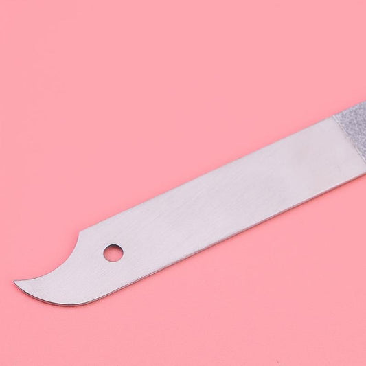Sharp Stainless Steel Nail File Set for Manicure and Pedicure