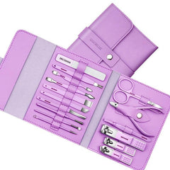 Portable Nail Clippers Set with Travel Case