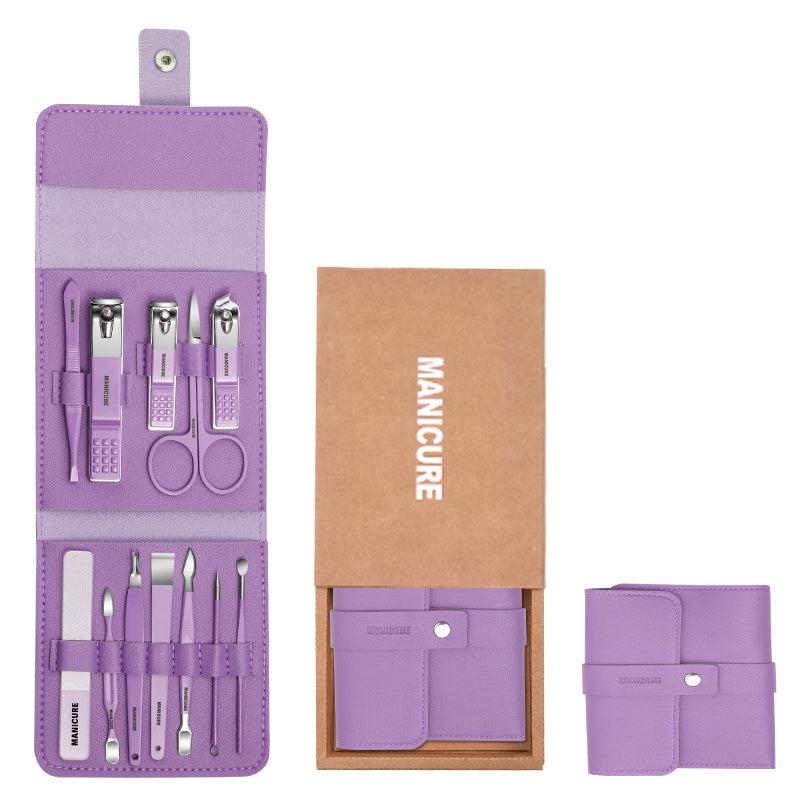 Portable Nail Clippers Set with Travel Case