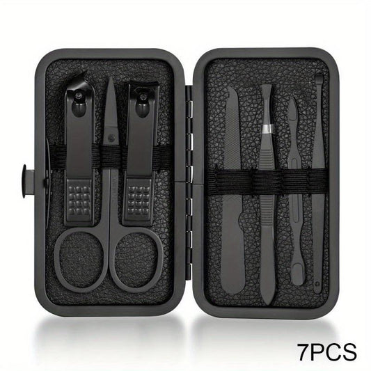 Manicure Set Nail Clippers Professional Grooming Gift Kit
